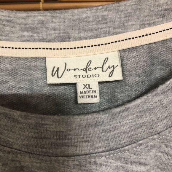 Wonderly Studio Extra Large (XL) Soft Sweatshirt Grey - Picture 3 of 3